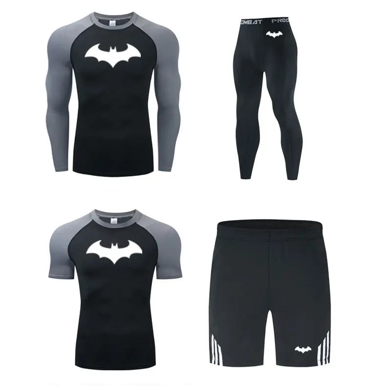 

MMA Rashguard jiu jitsu T-shirt+Pants Sets Boxing Jerseys Men Bjj Tracksuit MMA Compression Muay Thai Shorts Fitness Gym Clothes