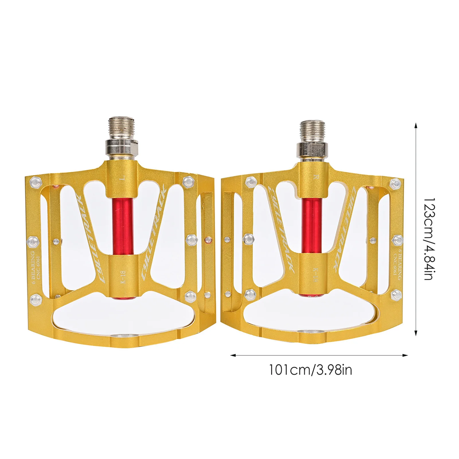 

MTB Bike Pedals 3 Bearings Flat Bicycle Pedal Aluminium Alloy Ultralight CNC Non-slip Bike Pedal For Cycling Bike Accessories