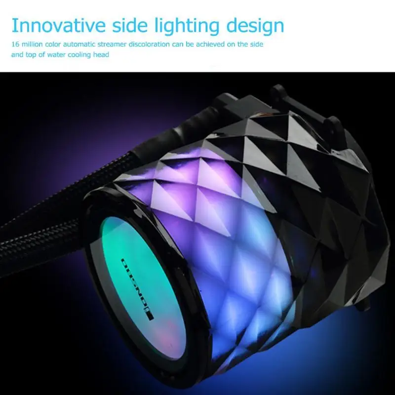JONSBO TW3-120 RGB вентилятор процессора кулер воды интегрированный ПК чехол жидкостный радиатор