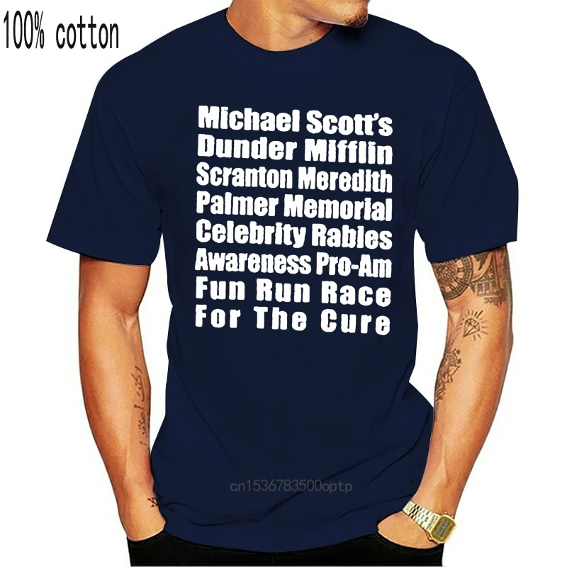 Линия т Для мужчин в офис ТВ серии весело бегун Графический Футболка|Футболки| |