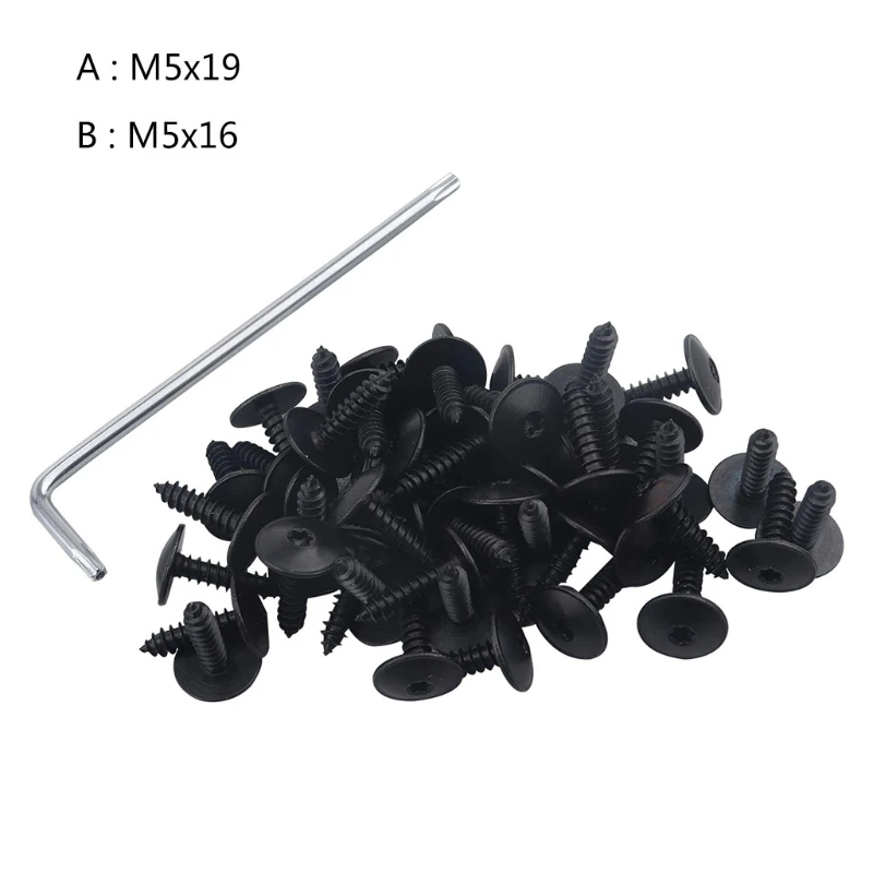 

Clips And Fasteners 50pcs M5*19 M5*16 Torx Truss Head Tapping Fender-Screws for Audi-RS3 Volkswagen-N90648702 N90775001