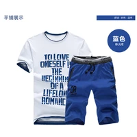 2021 new fashion hot sale t shirt sports suit quick drying running casual wear summer short sleeved shorts 2 piece suit
