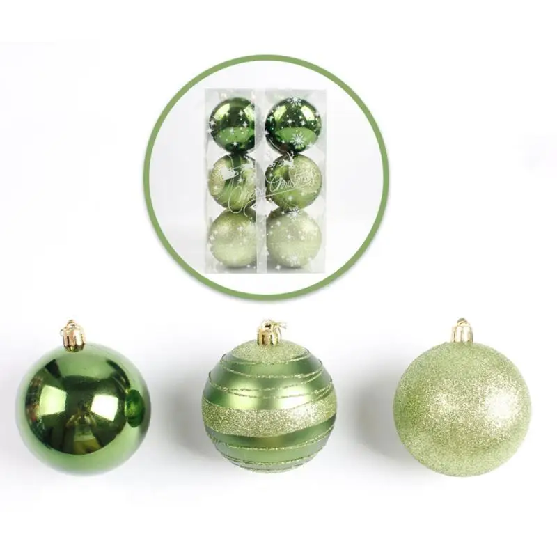 6cm02 12pcs 12 шт./5 шт./партия, украшения для рождественской елки, подвесные рождественские украшения для дома, рождественские украшения для самодельного изготовления, украшения для шаров - Цвет: 6cm02 12pcs
