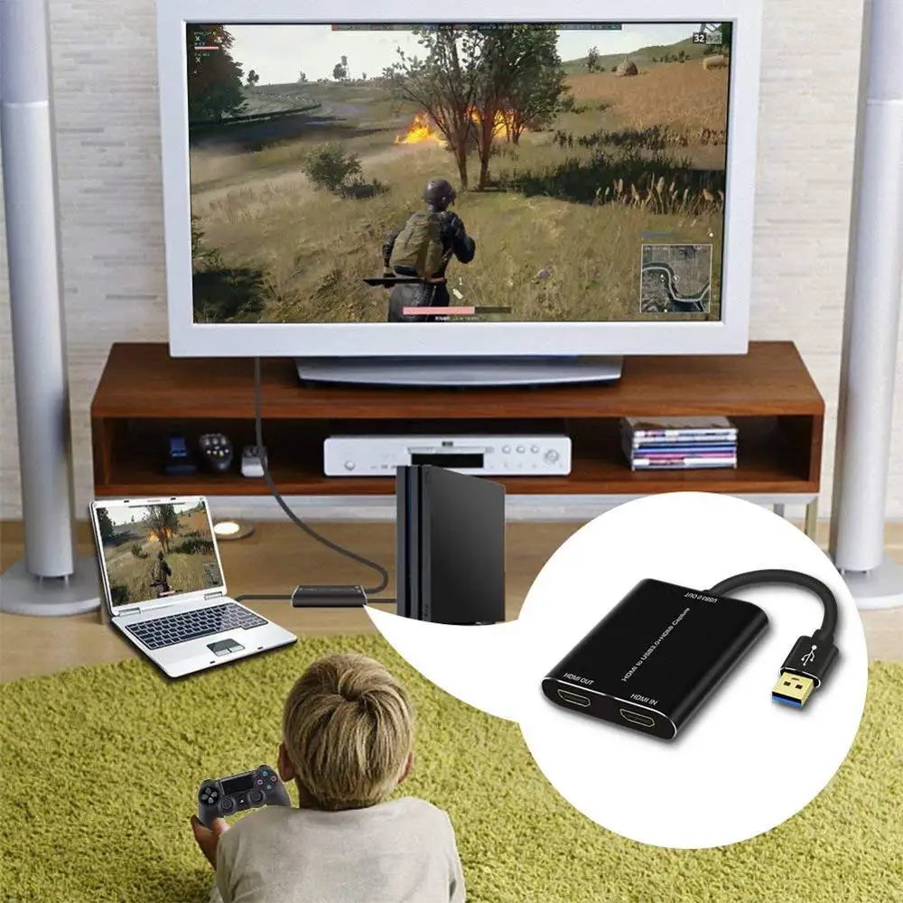 Захват видео через Usb Full HD 1080P в режиме реального времени игры захват захвата