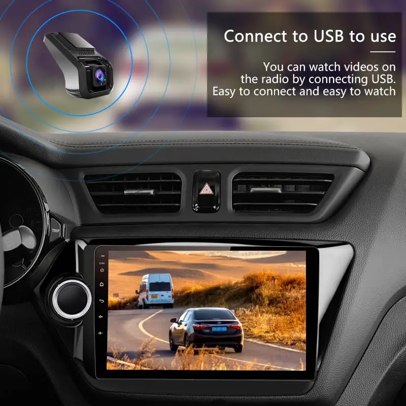Цифровой видеорегистратор X9 Pro Wi-Fi Full HD 1080P с цикличной записью зеркалом заднего