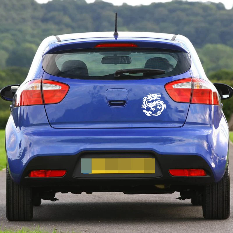 14*12 см Водонепроницаемая наклейка с драконом Тотем крутая графика Автомобильная