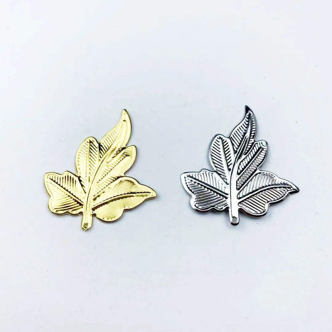 

Листы кленовые металлические, 29x35 мм, 20 шт.