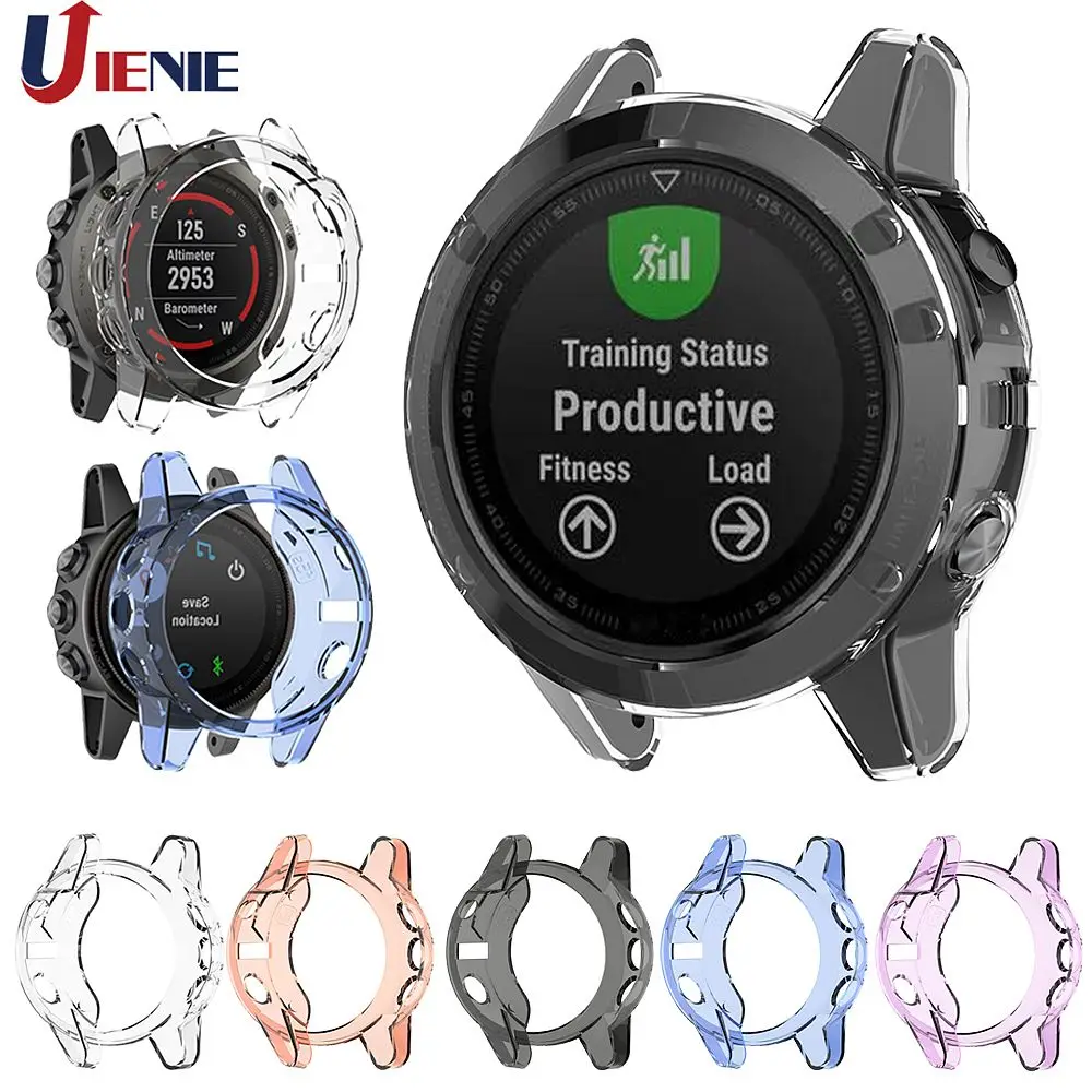 Силиконовый чехол для смарт часов Garmin Fenix 5 5s 5x TPU защитная рамка браслета сменный