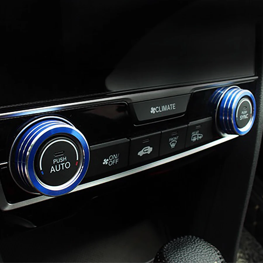 2x Алюминиевая Кнопка кондиционера переменного тока крышка отделка ручка