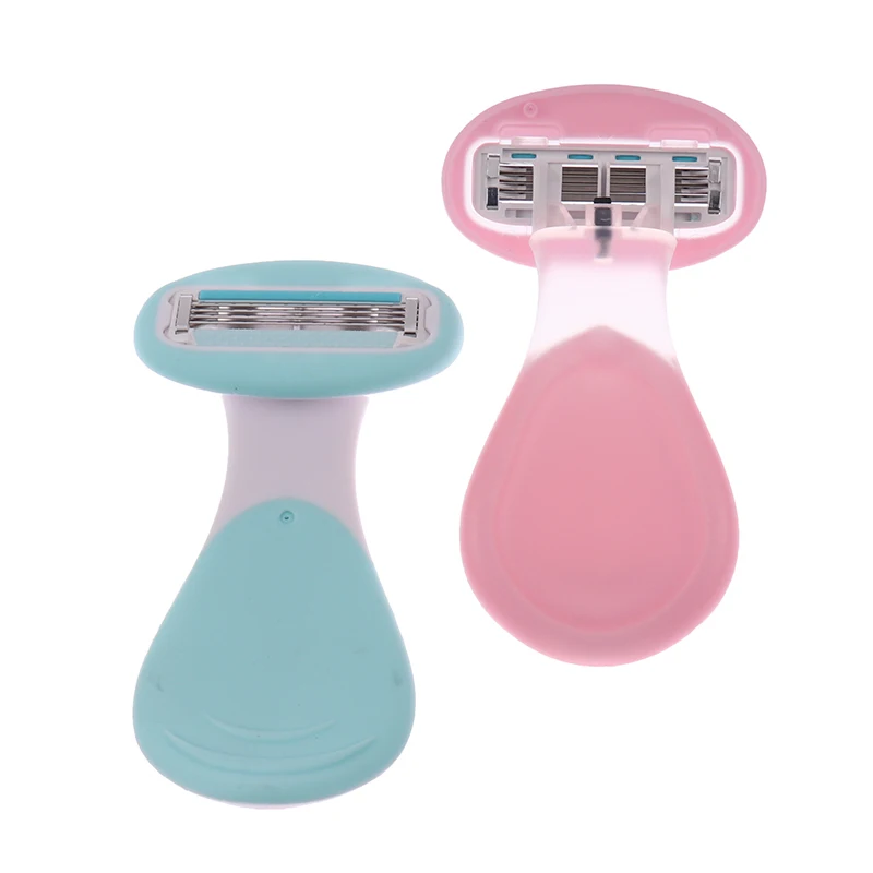 4-слойная безопасная бритва Женская удаление волос на всем теле для лица с чехлом