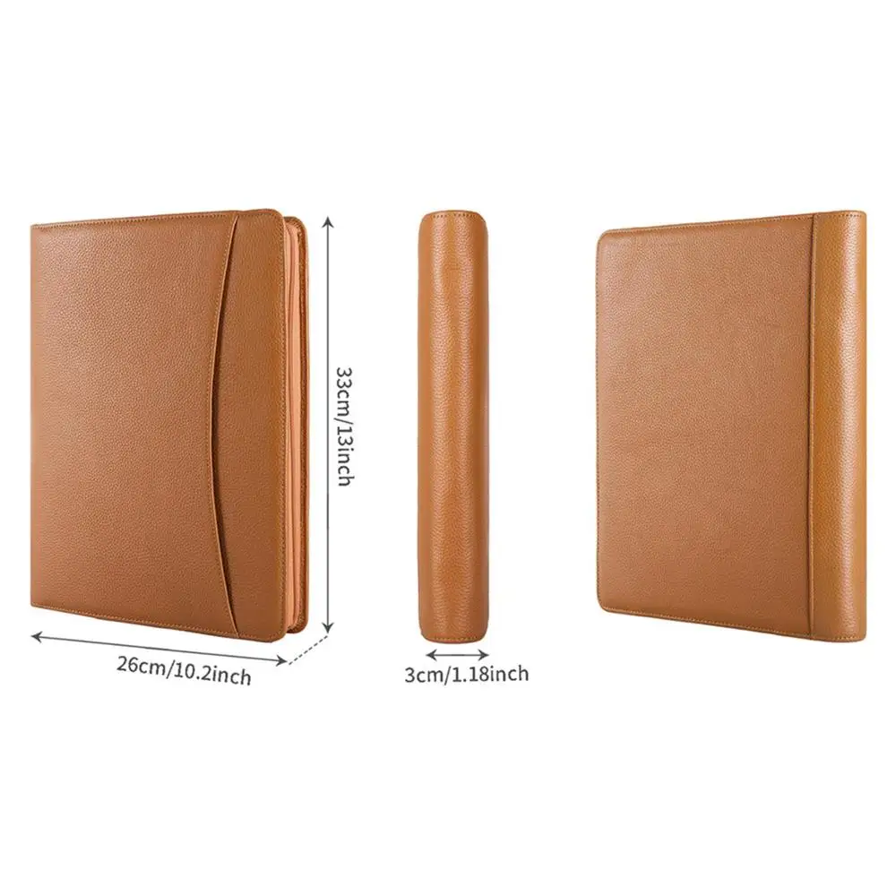 Ручной работы из натуральной кожи Padfolio портфель чехол персонализированный