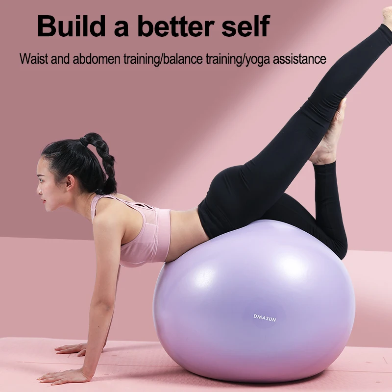 

Pregnant Woman Yoga Balls Fitness Thickened Explosion-Proof Women Men Gym Balance Massage Training Workout Ball 55cm 65cm 75cm
