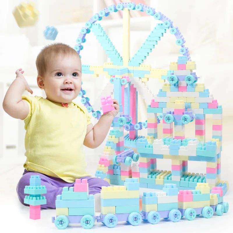 300 шт. DIY строительные блоки постоянно меняющейся Кирпичи Модель самолета