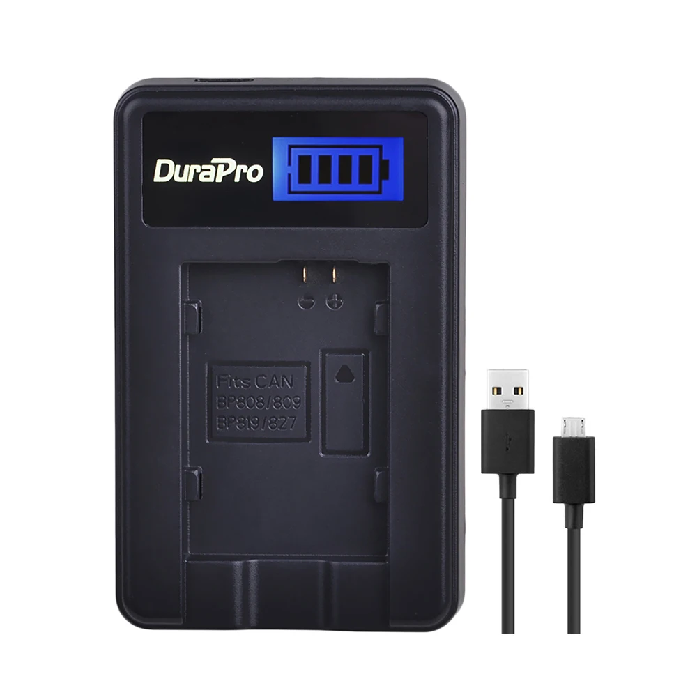 Внешняя аккумуляторная батарея 2000 мАч и зарядное устройство USB для Canon VIXIAGX10 HFG21