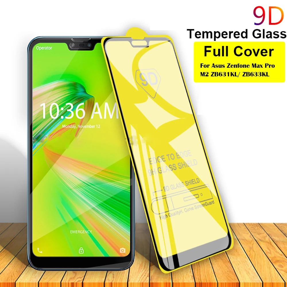 

2 шт., Защитное стекло для Asus Zenfone Max Pro M2 ZB631KL