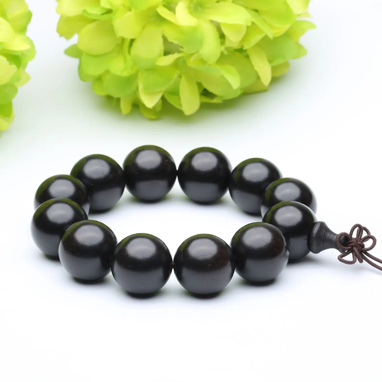 Черное дерево бусины Тибетский буддизм|Плетеные браслеты| |