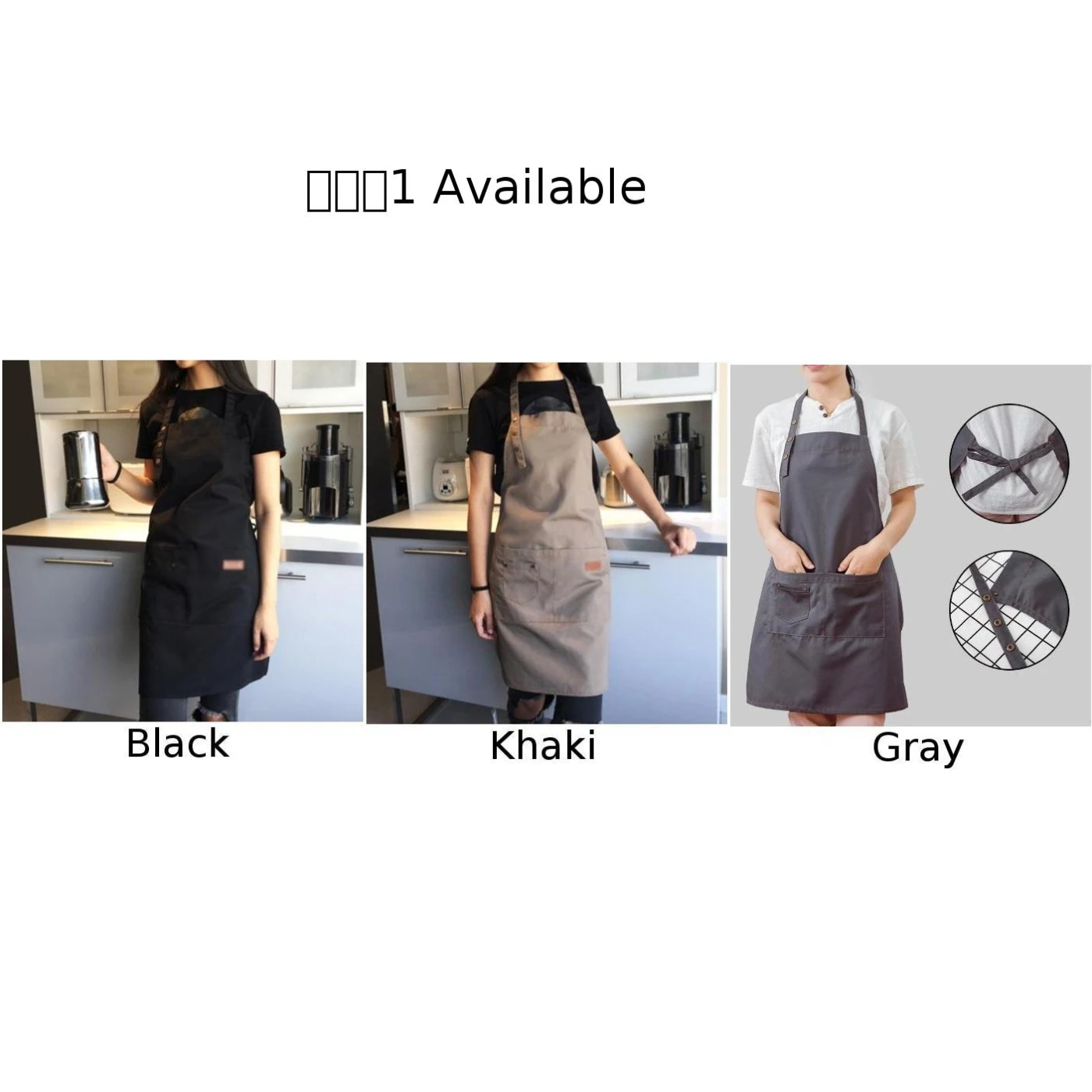 1 * фартук нагрудник инструмент унисекс холст официант с большим карманом шеф