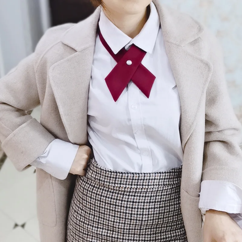 Женский галстук бабочка Linbaiway Мужская школьная форма бант деловая одежда