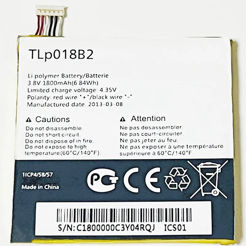 3 8 V 1800mAh TLp018B2 для Alcatel One Touch Idol 6030 6030D 6030X 6030A TLp018B1 TLp018B4 аккумулятор | Мобильные