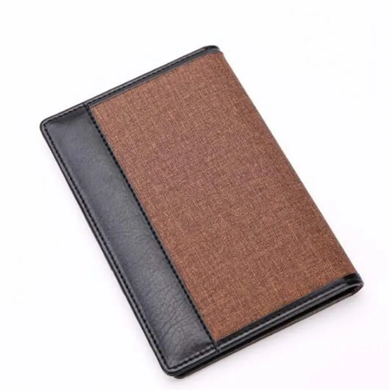 Мужской кошелек из искусственной кожи с зажимами для денег Обложка паспорта