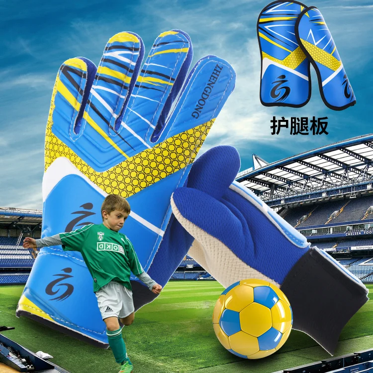 

Soccer Goalkeeper Gloves Non Slip Gloves Professional Outfit Gloves Outdoor Sport Luvas De Goleiro Football Accessories DE50ST