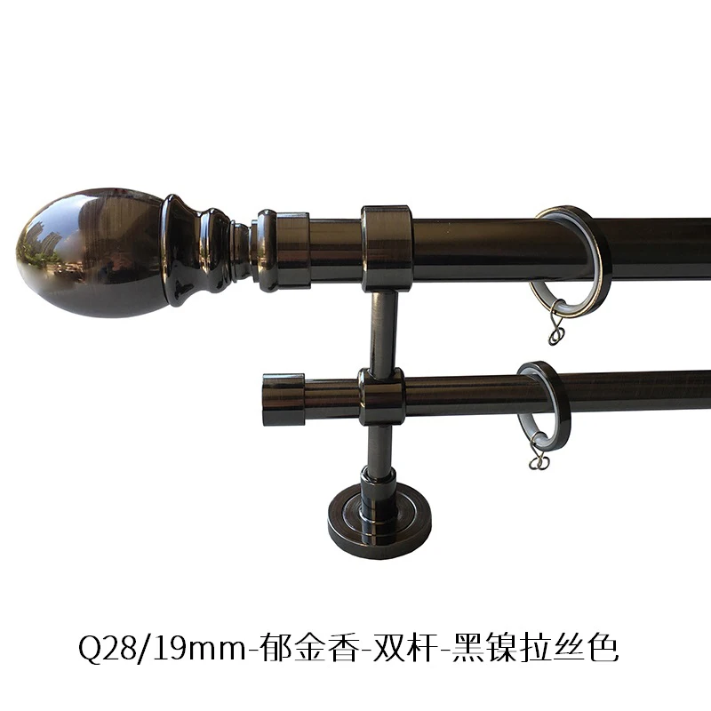 Карнизы для штор, толстые, из алюминиевого сплава, золотистые, 2019