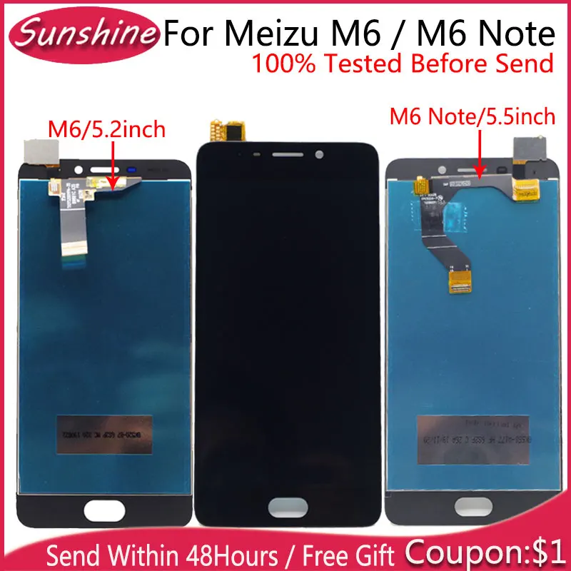 ЖК-дисплей в сборе для Meizu M6 M711H сменный сенсорный Note | Мобильные телефоны и