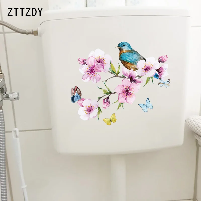 

ZTTZDY 23,6 × 19,5 см классического искусства фон для унитаза WC украшения дома Спальня наклейки на стену T2-1387