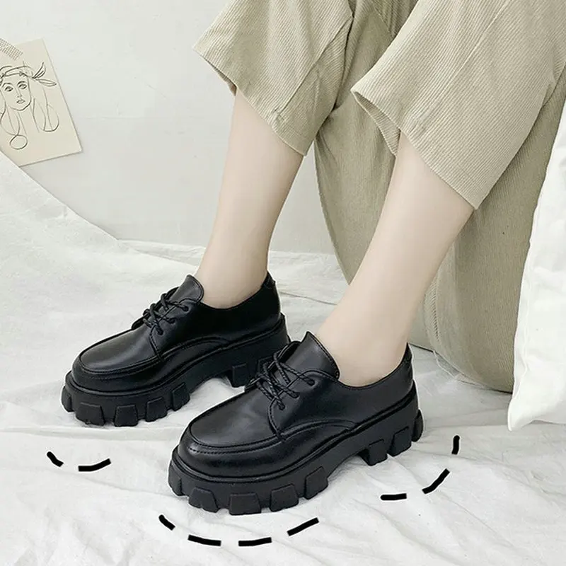 Женские кожаные туфли на платформе женские каблуке роскошные Брендовые плоской