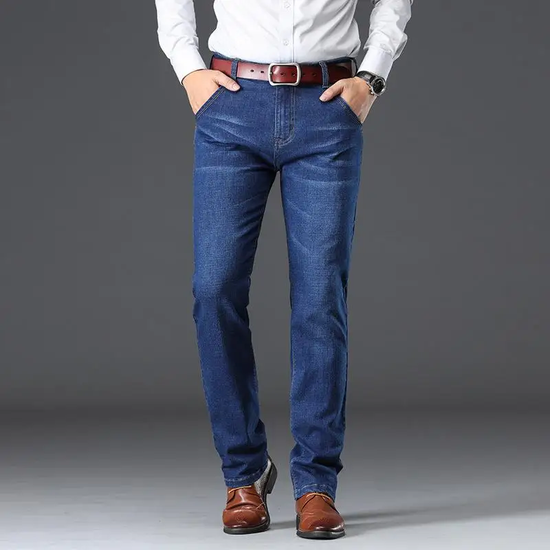 

Мужские джинсы стрейч джинсовые мотоциклетные брюки мужские брюки с вышивкой