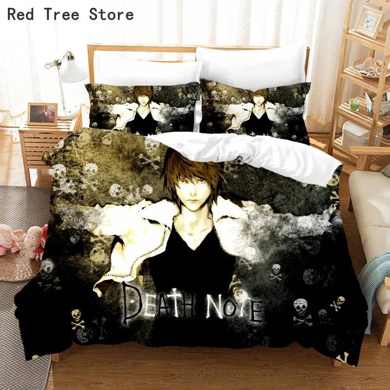 

Комплект постельного белья с пододеяльником из японского аниме-фильма «Death Note»
