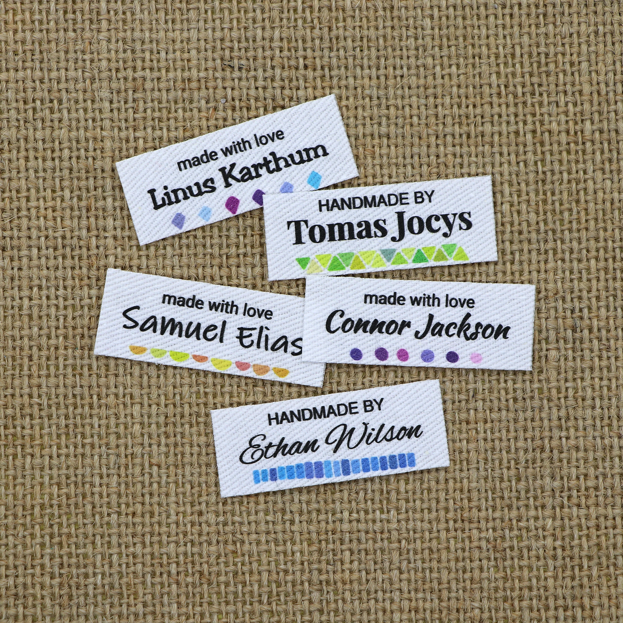 

Этикетки для глажки 100 шт., логотип или текст, утюжок на хлопке, этикетки для одежды, индивидуальный дизайн, бирки для глажки (YT073)