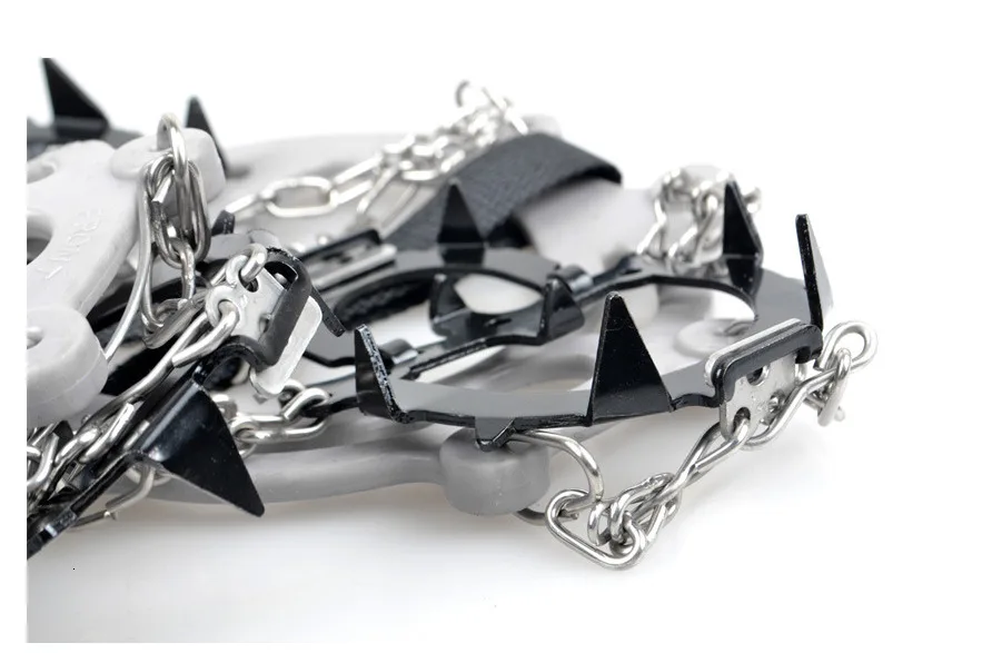 12 зубов кошки снежное рок с альпинистским оборудованием обувь ногтей цепи на