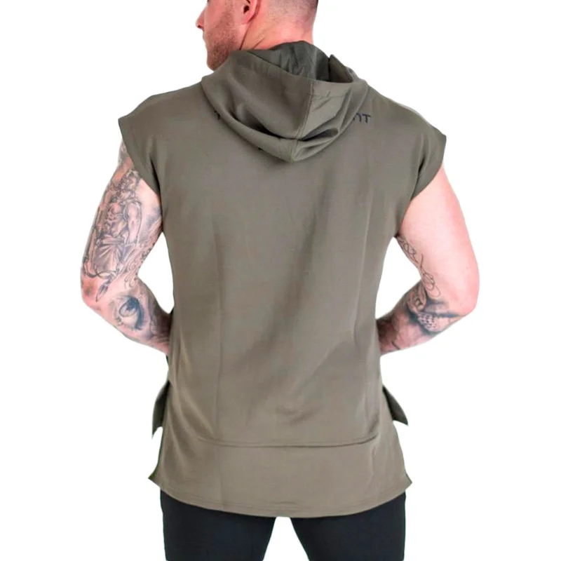 

HETUAF 2018 Newest Fashion Style Mens Short Sleeve Hooded Sweatshirt Casual Zipper Hoodies For Mens Summer Hoodie Shirt Clothes