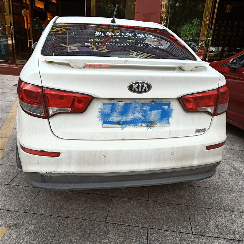 Для kia Forte спойлер высокого качества ABS Материал заднего крыла автомобиля Спойлер