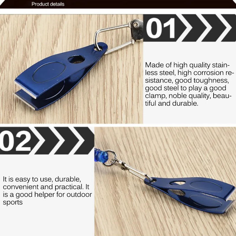 Зажим для рыболовной лески катушка из нержавеющей стали зажим ниток аксессуары