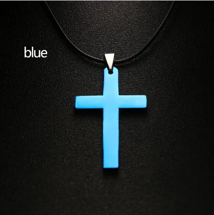 1PC Plated Cross Alloy Men Fashion Stainless Steel Chain Gift Necklace Jewelry High Quality Pendant Unisex Solid Color | Украшения и
