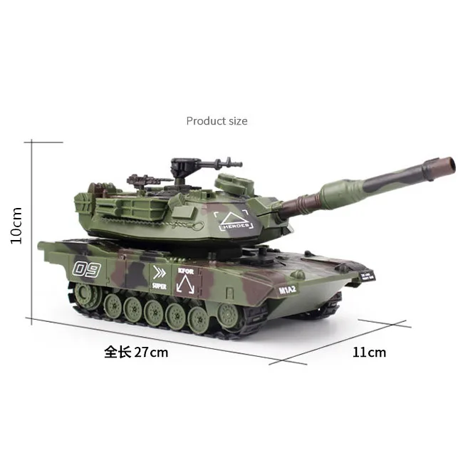 

2021 sound Electronic Boy Toys 1:32 Military War RC Battle Tank M1A2 T90 Interactive Remote Control Car with Shoot Bullets Model