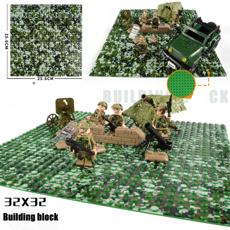 32*32 точки Военная камуфляжная серия опорная плита речная трава джунгли остров