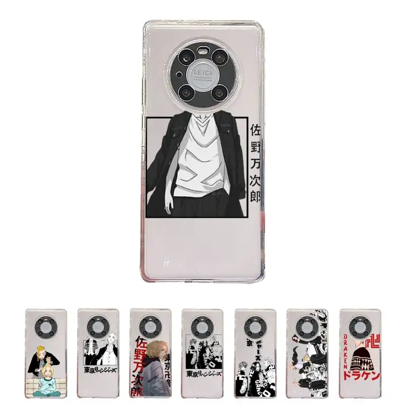 

Tokyo Revengers Phone Case Transparent For Huawei enjoy 20 10 9 8 7 S SE E C Z pro plus lite Soft TPU Clear Mobile bags