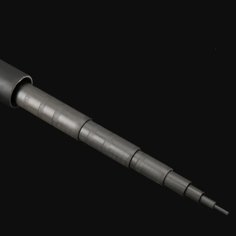 Ручная Удочка из углеродного волокна, телескопическая удочка, супер светильник, жесткий 3,6 м/3,9 м/4,5 м/5,4 м/6,3 м/7,2 м/8 м/9 м/10 м, удочка