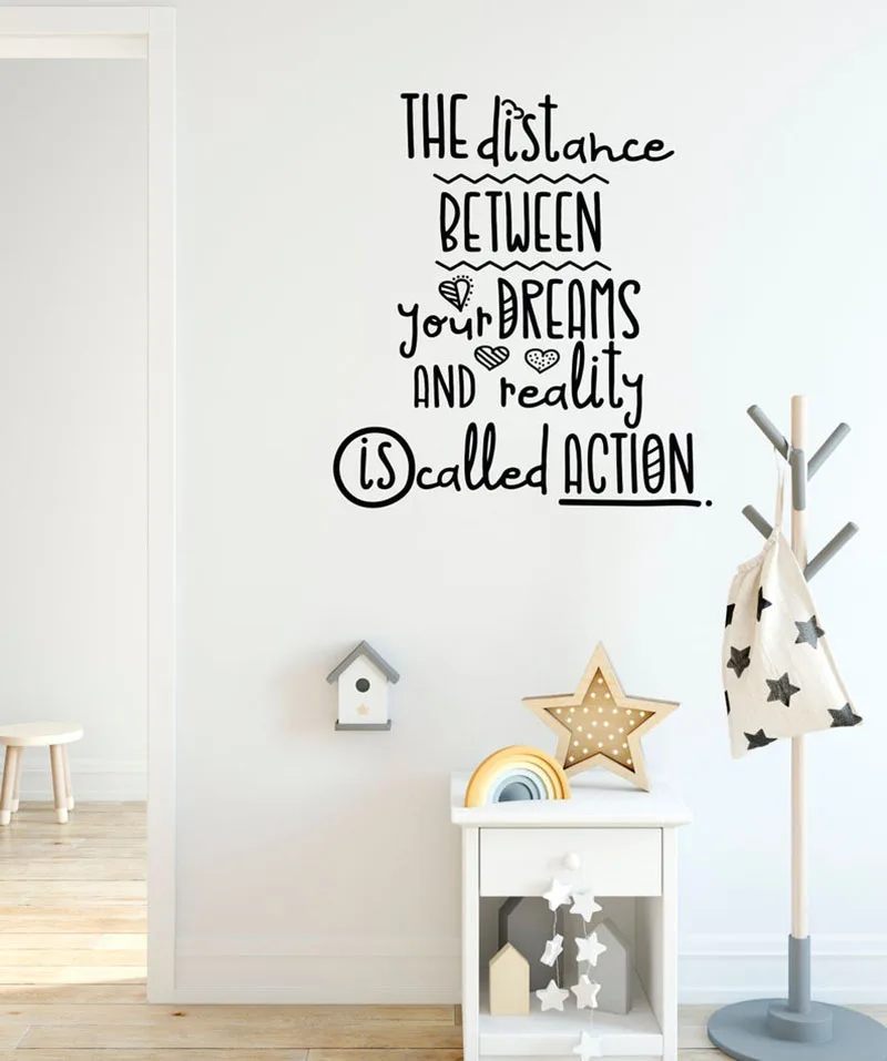 Расширьте свои дети Цитата дизайн стены стикеры сны виниловая наклейка на стену