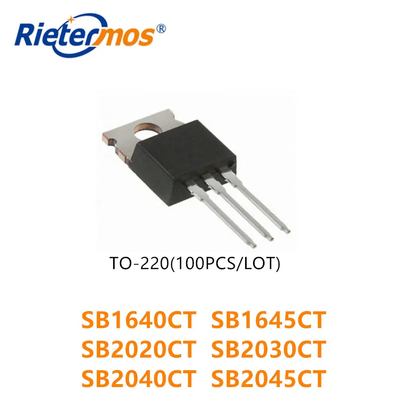 100 шт. SB1640CT SB1645CT SB2020CT SB2030CT SB2040CT SB2045CT TO220 высокое качество|quality high| |