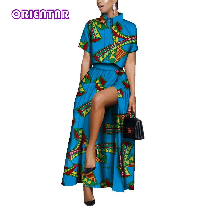 Комплект из 2 предметов женский кроп топ и юбка в африканском стиле фут с принтом