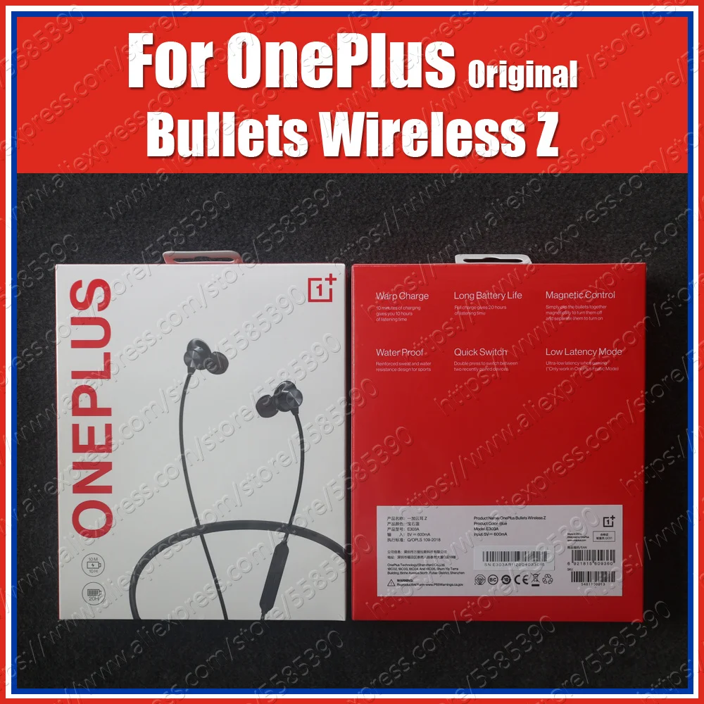 

E303A AAC 28g Original Oneplus Bullets Wireless Z Bluetooth Earphones Universal Sports Headphones Compatible With iOS Android