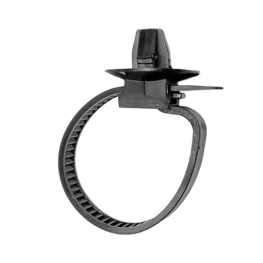 

50pcs Nylon Cable Tie Fastener Clips Car Loom Hose Clamp Fastening Zip Strap Auto Body Retainer Clips Mixed Fastener Accessories