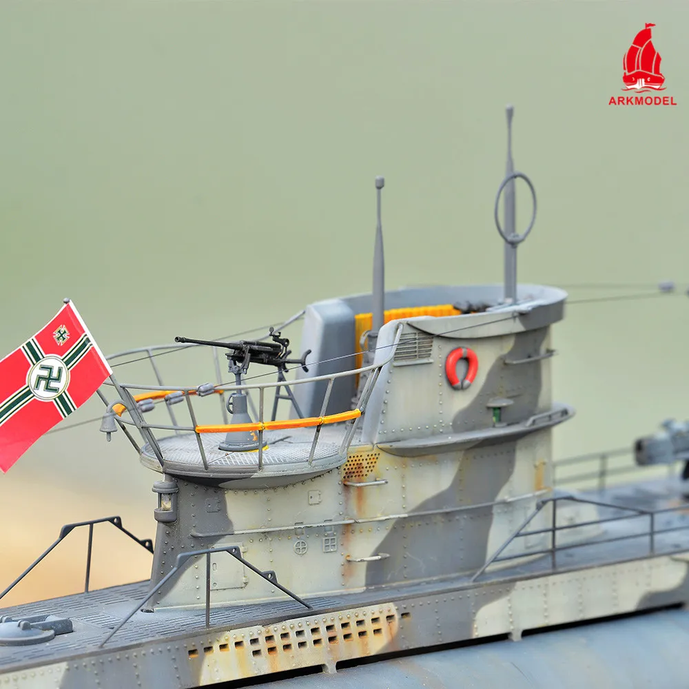 ARKMODEL немецкая u-лодка Тип VIIC RC Подводная лодка 1:48 масштабные модели пластиковые хобби комплект
