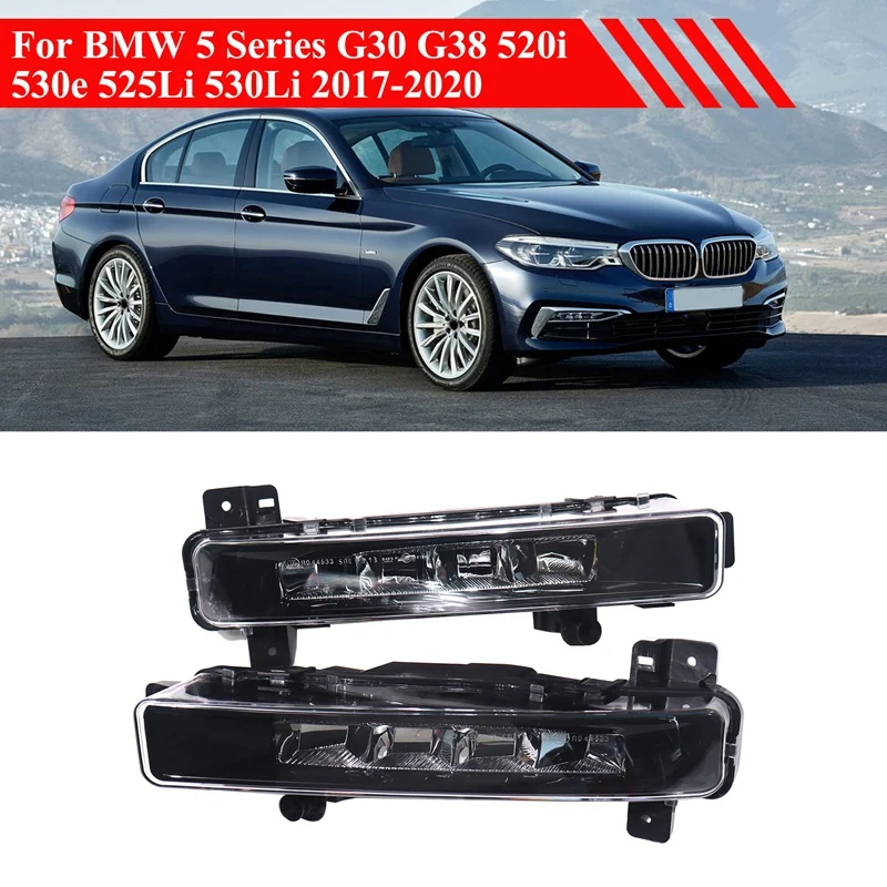 

Автомобильные передние противотуманные светильник ры, светодиодсветодиодный дневные ходосветильник ни для BMW 5 серии G30 G31 G38 525Li 530Li 63179477171 ...