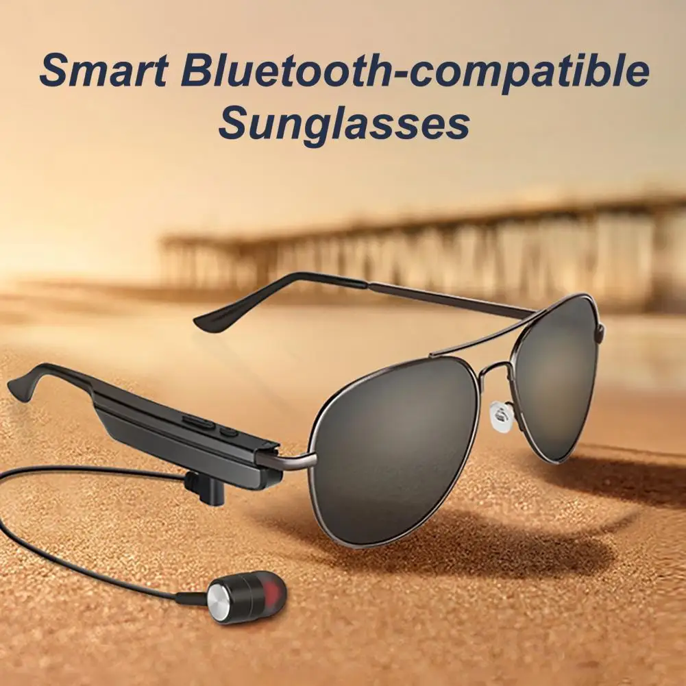 

Smart Glasses Multifunctional High Fidelity Long Standby Time Bluetooth-compatible5.0 Trendy Audio Sunglasses for Driving