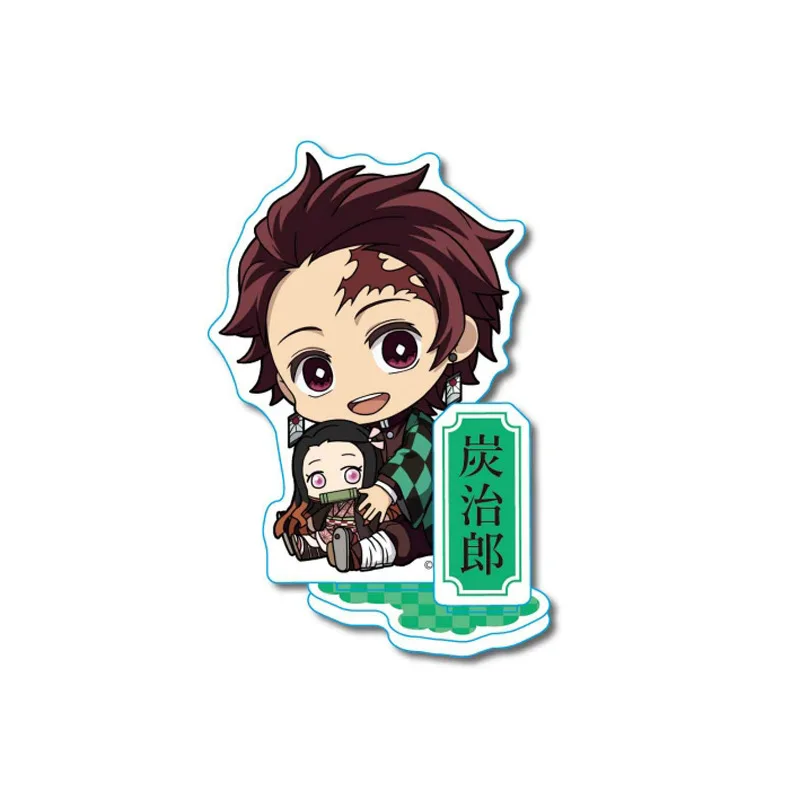 

Anime Demon Slayer Key Chains Brinco Blade Of Ghost Standsing Rengoku Kyoujurou Student Backpack Kimetsu No Yaiba Stand Card